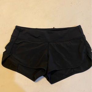 Lululemon Black Speed Short Size 8